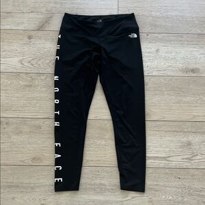 The north face mid waist black legging woman size L